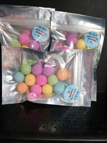 Bath Bomb Mini Balls - 24 Per pack